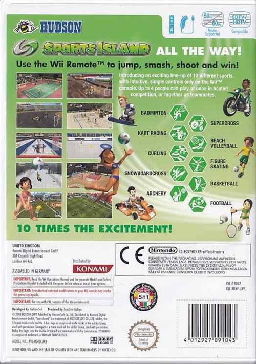 Sports Island - Nintendo Wii (B Grade) (Genbrug)